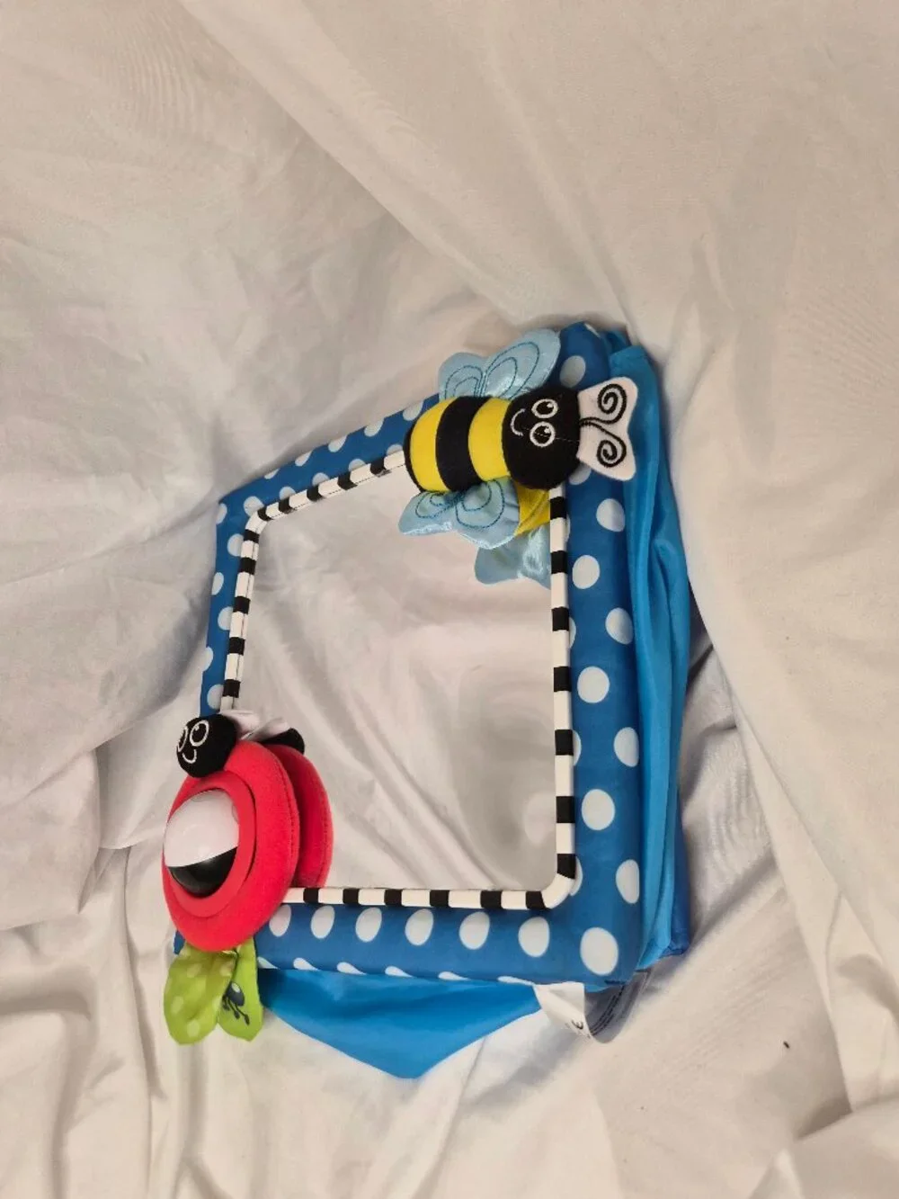 Sassy Baby Tummy Time Floor Mirror Sensory Developmental Infant Toy 0+ Months